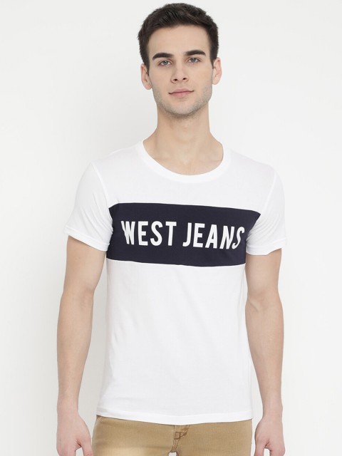 

V2 Value & Variety Men White Pure Cotton T-shirt