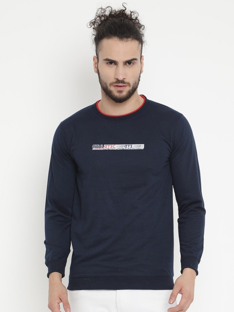 

V2 Value & Variety Men Navy Blue T-shirt