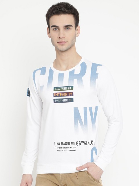 

V2 Value & Variety Men White Printed T-shirt