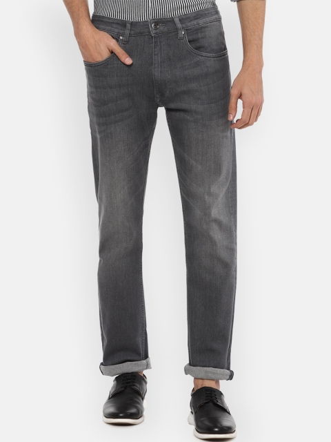 

Louis Philippe Jeans Men Grey Light Fade Jeans