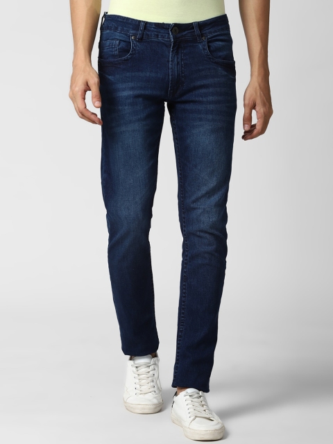 

Peter England Casuals Men Navy Blue Slim Fit Light Fade Jeans
