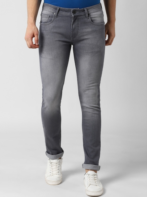 

Peter England Casuals Men Grey Slim Fit Heavy Fade Jeans