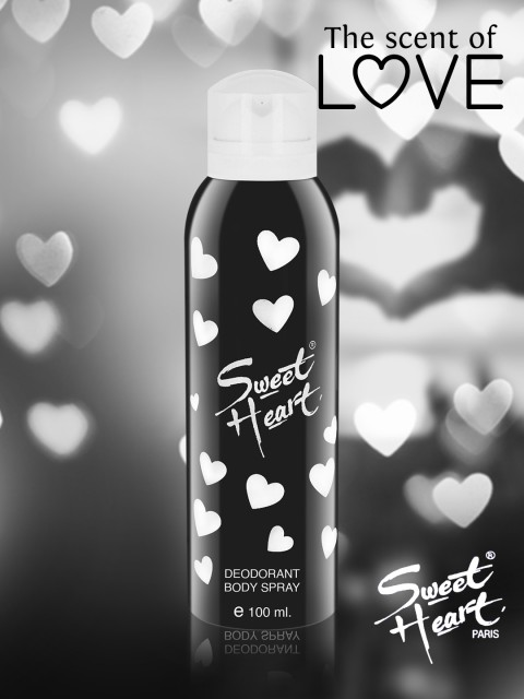 

Sweetheart Black Pack Of 3 Deodorant Perfumed Bodyspray - 100 ml Each