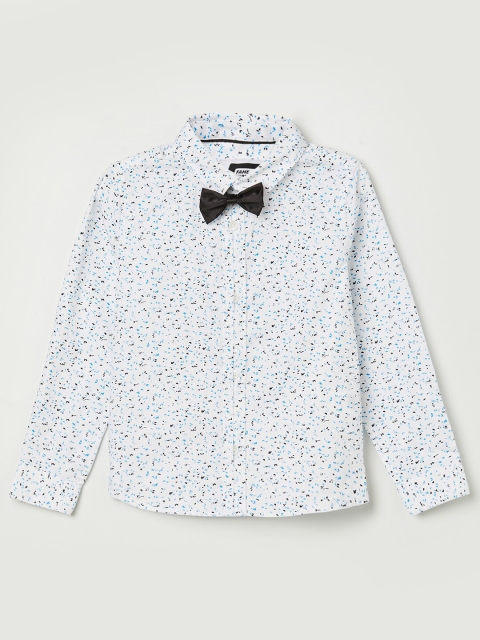 

Fame Forever by Lifestyle Boys White Printed Casual Shirt