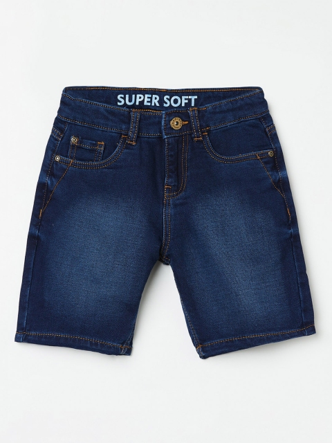 

Fame Forever by Lifestyle Boys Blue Washed Denim Shorts