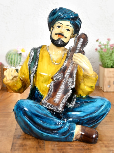 

Clasiko Multi-Coloured Punjabi Men With Musical Instrument Showpiece