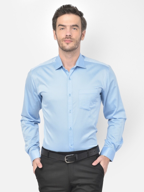 

Canary London Men Blue Solid Smart Formal Shirt
