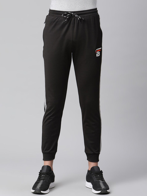 

BUCIK Men Black Solid Joggers
