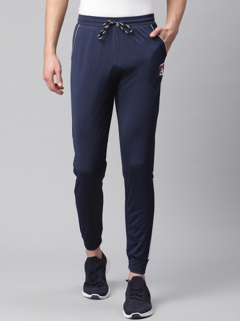 

BUCIK Men Blue & White Solid Joggers