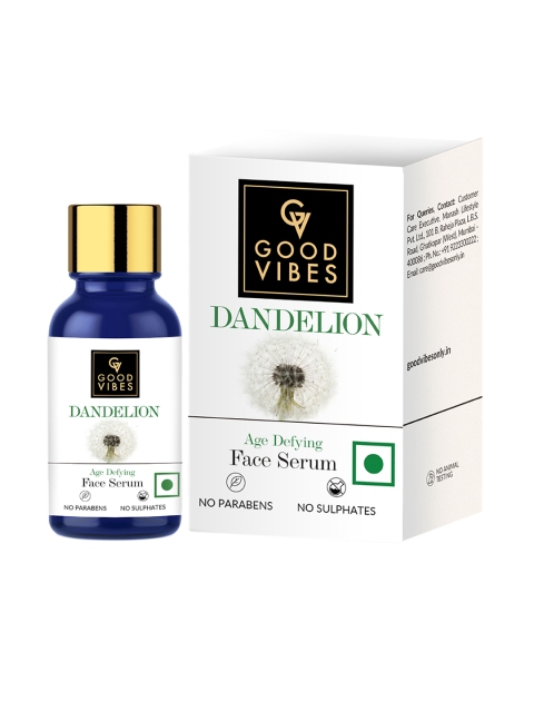 

Good Vibes Dandelion Age Defying Face Serum 10 ml, Transparent