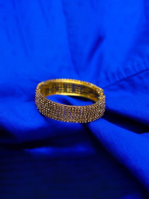 

AVANT-GARDE PARIS Women Gold-Toned Bangle-Style Bracelet