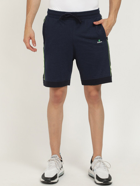 

V2 Value & Variety Men Navy Blue Solid Cotton Sports Shorts