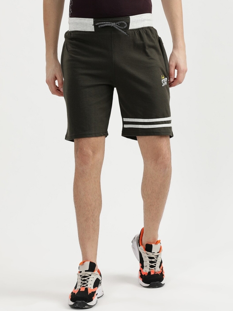 

V2 Value & Variety Men Olive Green Sports Shorts