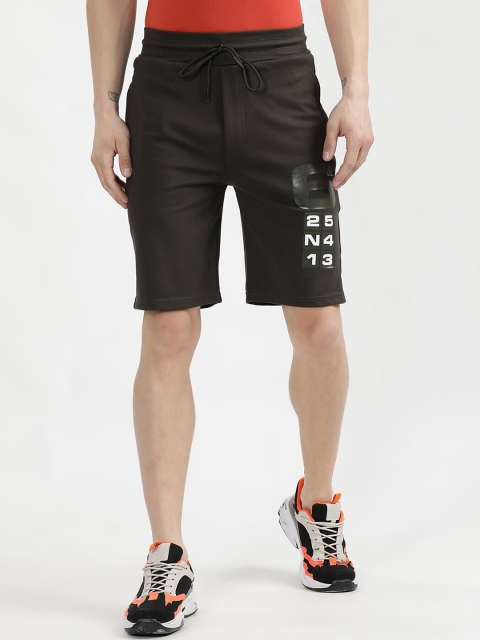 

V2 Value & Variety Men Olive Green Sports Shorts
