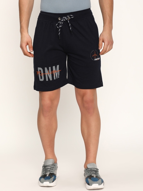 

V2 Value & Variety Men Navy Blue Typography Printed Sports Shorts