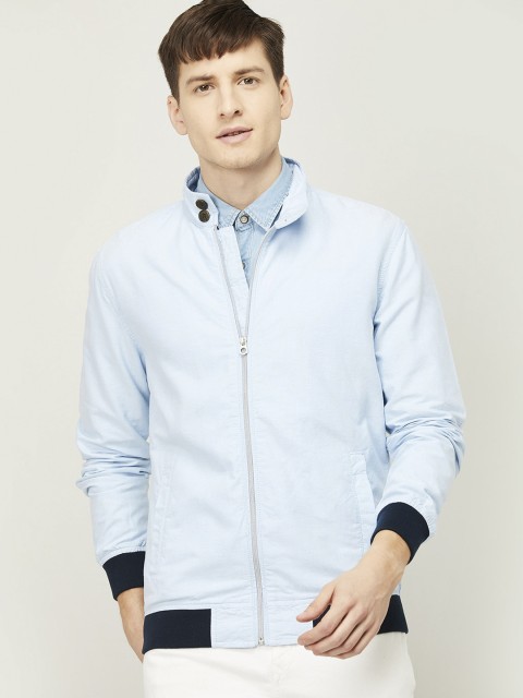 

Fame Forever by Lifestyle Men Blue Bomber Jacket