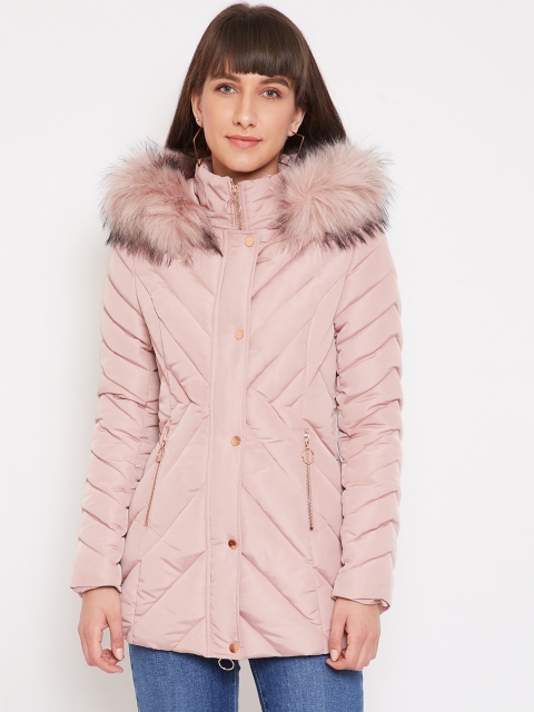 

Madame Women Pink Lightweight Longline Parka Jacket