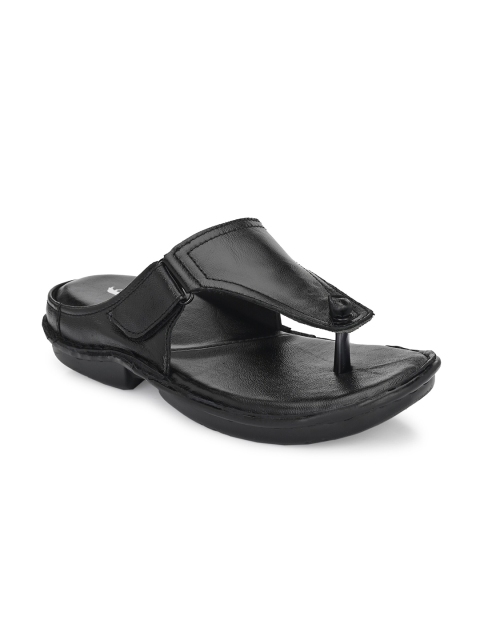 

Big Fox Men Black Solid Comfort Sandals