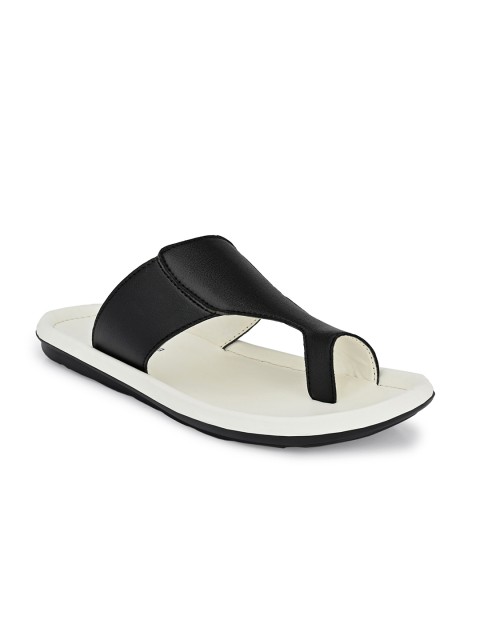 

Big Fox Men White & Black Comfort Sandals