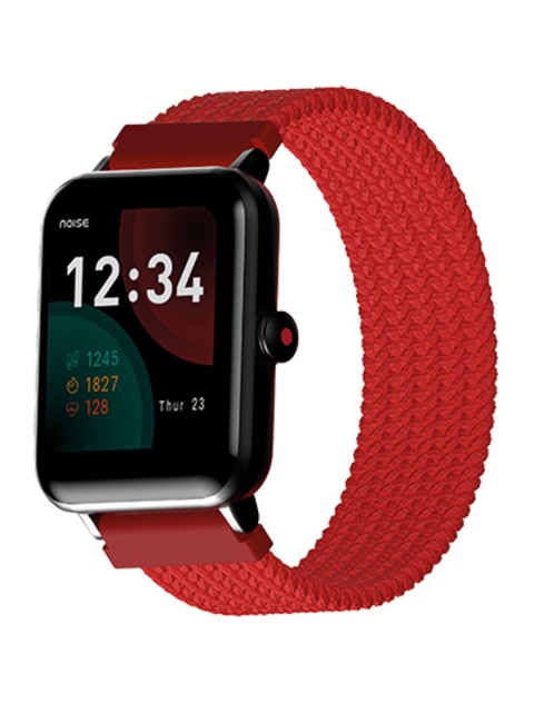 

NOISE Red Solid Silicone Smartwatch Strap