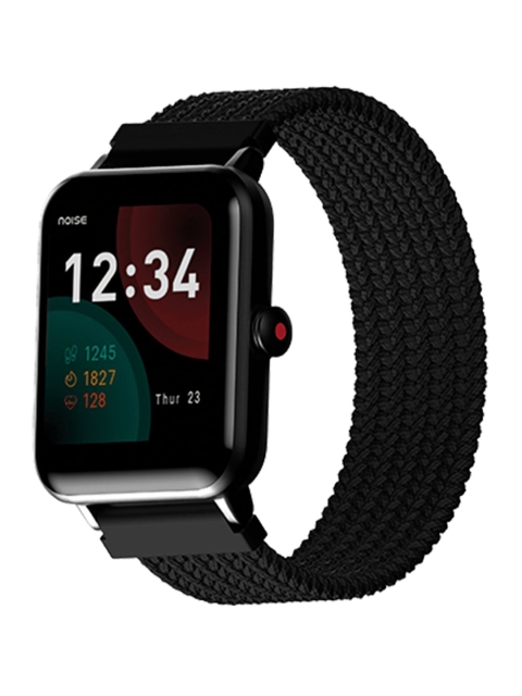 

NOISE Black Solid Smartwatch Strap