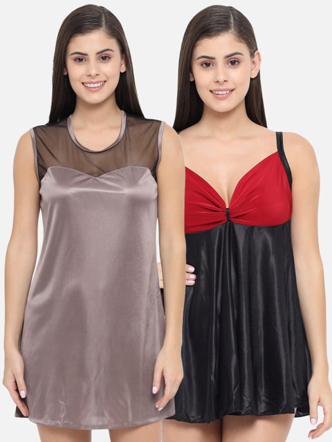 

Klamotten Pack Of 2 Black & Grey Baby Doll