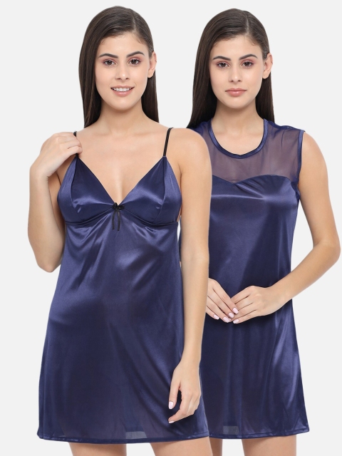 

Klamotten Women Set Of 2 Baby Dolls, Navy blue