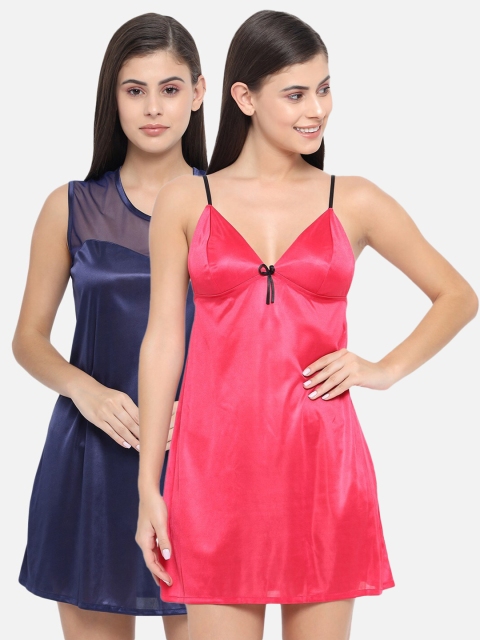 

Klamotten Pack Of 2 Red & Navy Blue Baby Doll