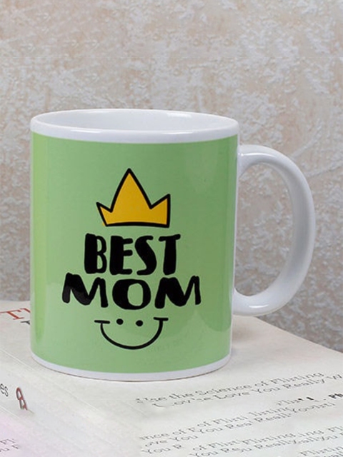 

Ferns N Petals Green & White Mom is Best Printed Coffee Mug