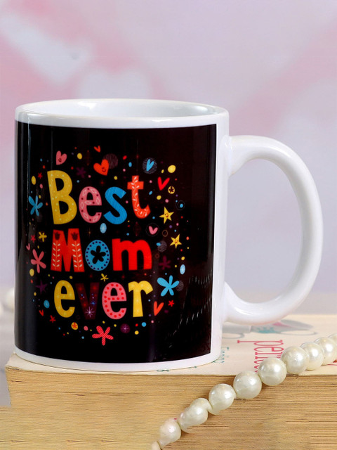

Ferns N Petals White & Black Best Mother Ever Printed Ceramic Glossy Mug