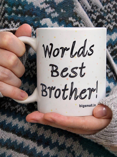 

Ferns N Petals White & Black Text or Slogans Printed Ceramic Matte Mug and Bowl Set of Cups and Mugs