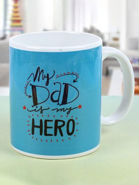 

Ferns N Petals Blue & White Printed Ceramic Matte Mug