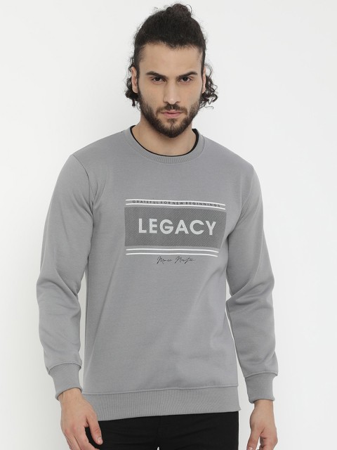 

V2 Value & Variety Men Grey Printed Sweatshirt