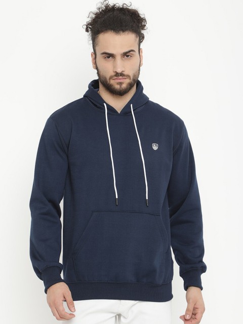 

V2 Value & Variety Men Navy Blue Hooded Sweatshirt