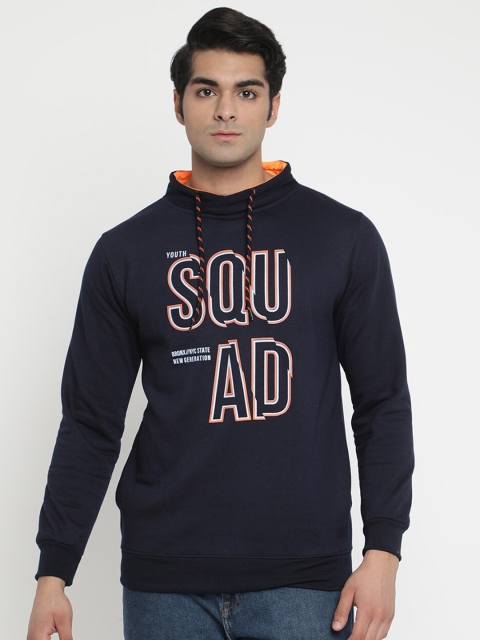 

V2 Value & Variety Men Navy Blue Printed Sweatshirt