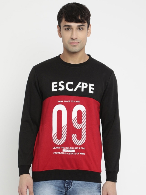 

V2 Value & Variety Men Black Printed Sweatshirt