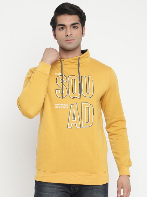 

V2 Value & Variety Men Mustard Printed Sweatshirt
