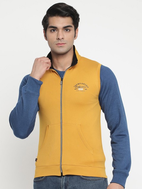 

V2 Value & Variety Men Mustard Sweatshirt