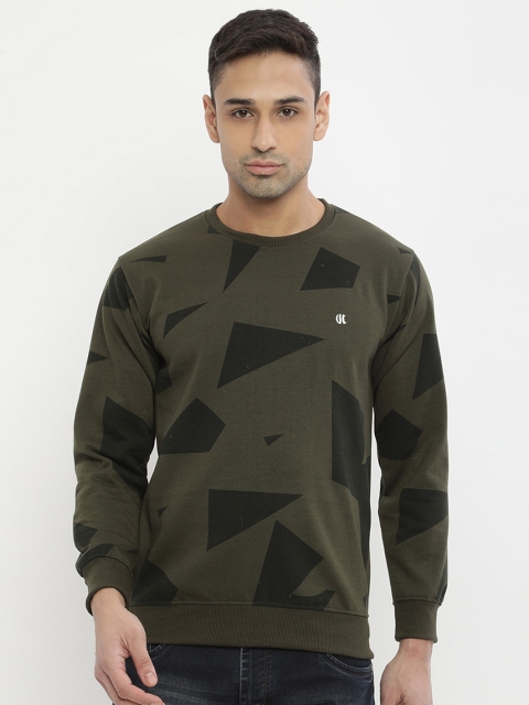 

V2 Value & Variety Men Green Printed Sweatshirt