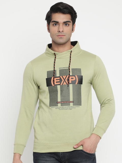 

V2 Value & Variety Men Green Printed Sweatshirt