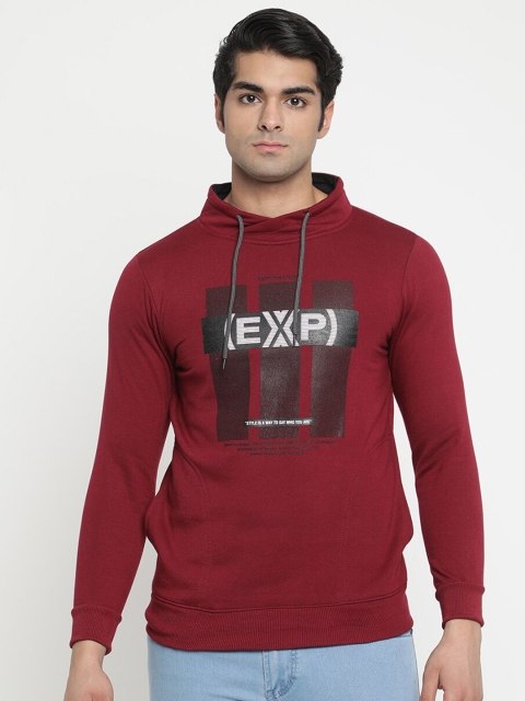 

V2 Value & Variety Men Maroon Printed Sweatshirt