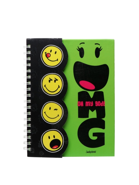 

Archies Black & Green Typography Printed Notebook