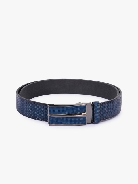 

BuckleUp Men Blue Leather Belt