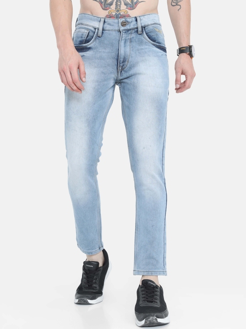 

VUDU Men Blue Narrow Slim Fit Heavy Fade Stretchable Jeans