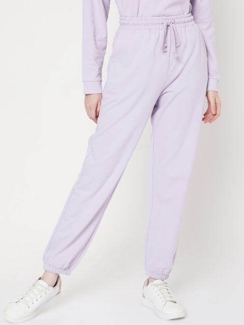 

Vero Moda Women Purple Solid Joggers