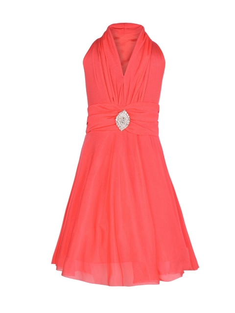 

Aarika Red Net Maxi Dress