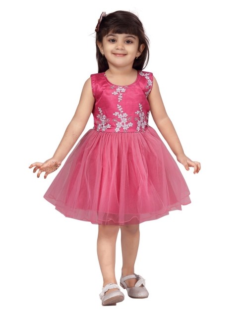 

Aarika Purple Embellished Net Fit & Flared Dress