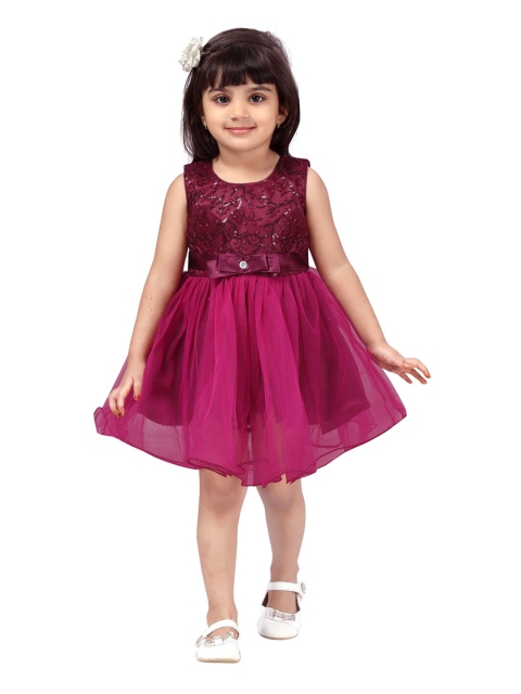 

Aarika Purple Net Dress