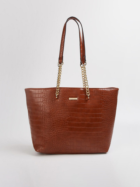 

CODE by Lifestyle Pink Textured Oversized Half Moon Shoulder Bag with Quilted