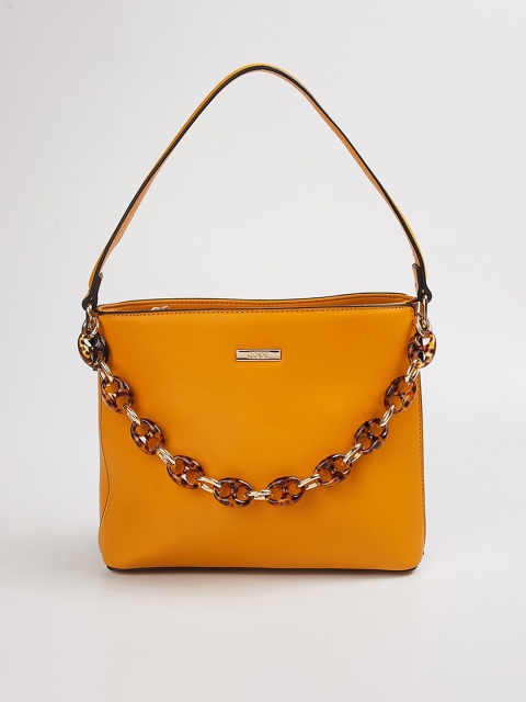 

CODE by Lifestyle Mustard Structured Satchel